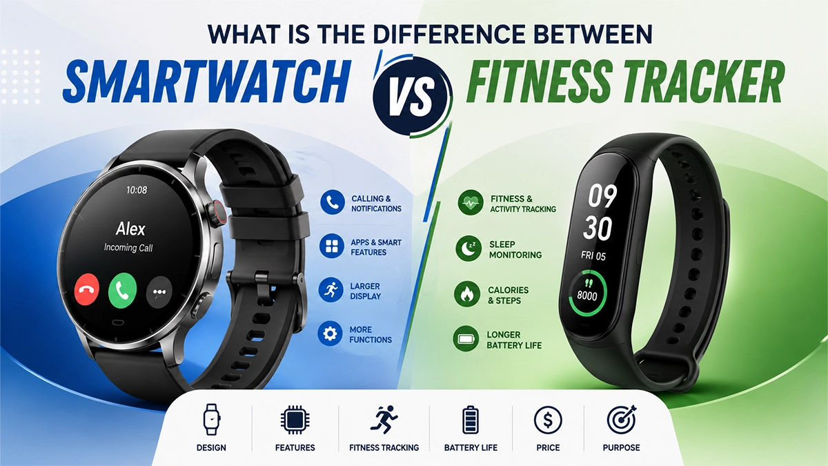 What is the Difference Between Smartwatch and Fitness Tracker