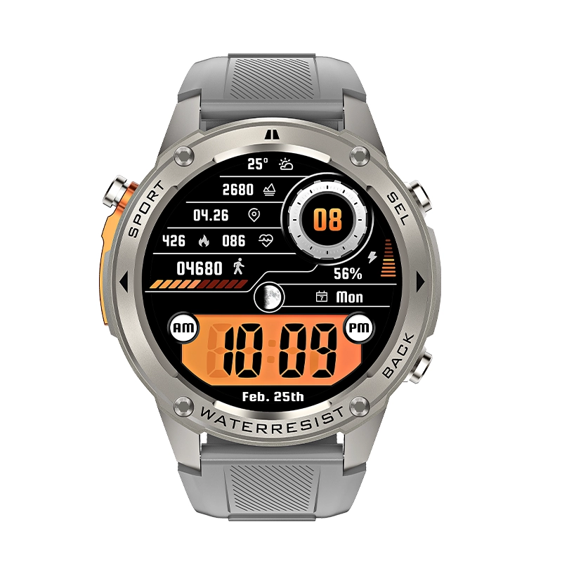 YES Sports GPS Smartwatch – 1.43″ AMOLED, GPS, Compass, 5ATM Waterproof, Multi-Sport & Health Monitoring